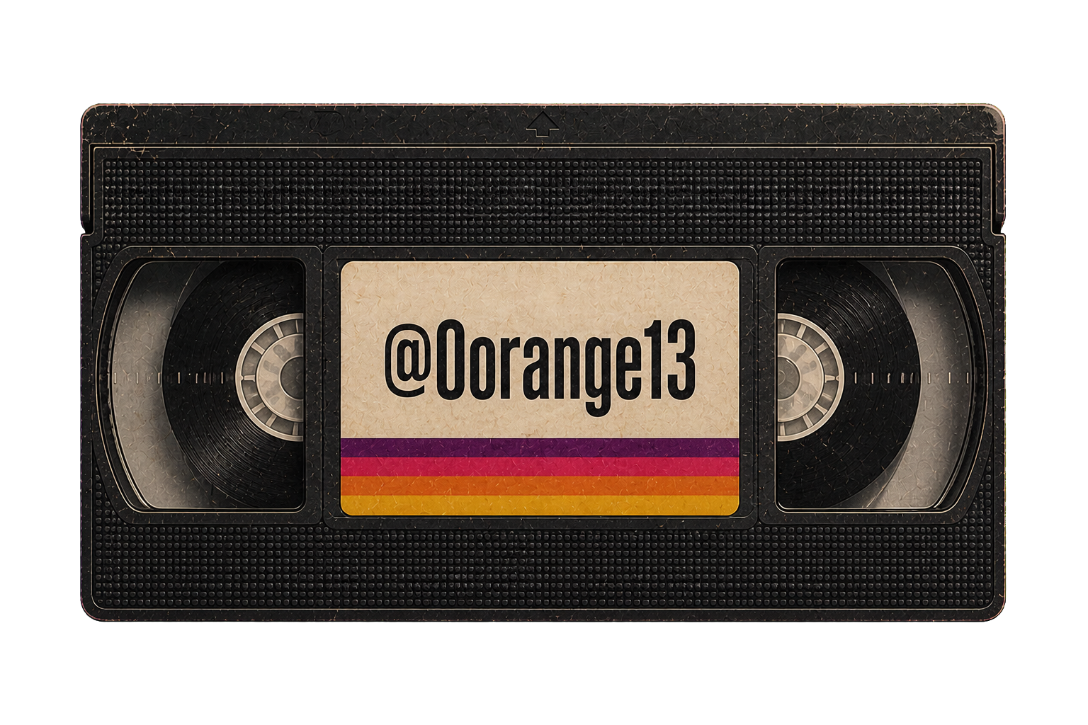 Винтажная VHS-кассета с ником @Oorange13